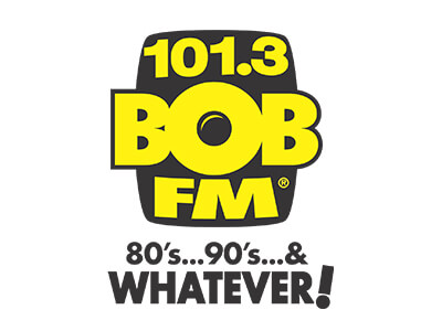 101.3 BOB FM logo